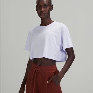 Lululemon Cates Cropped Tee Blue/Purple